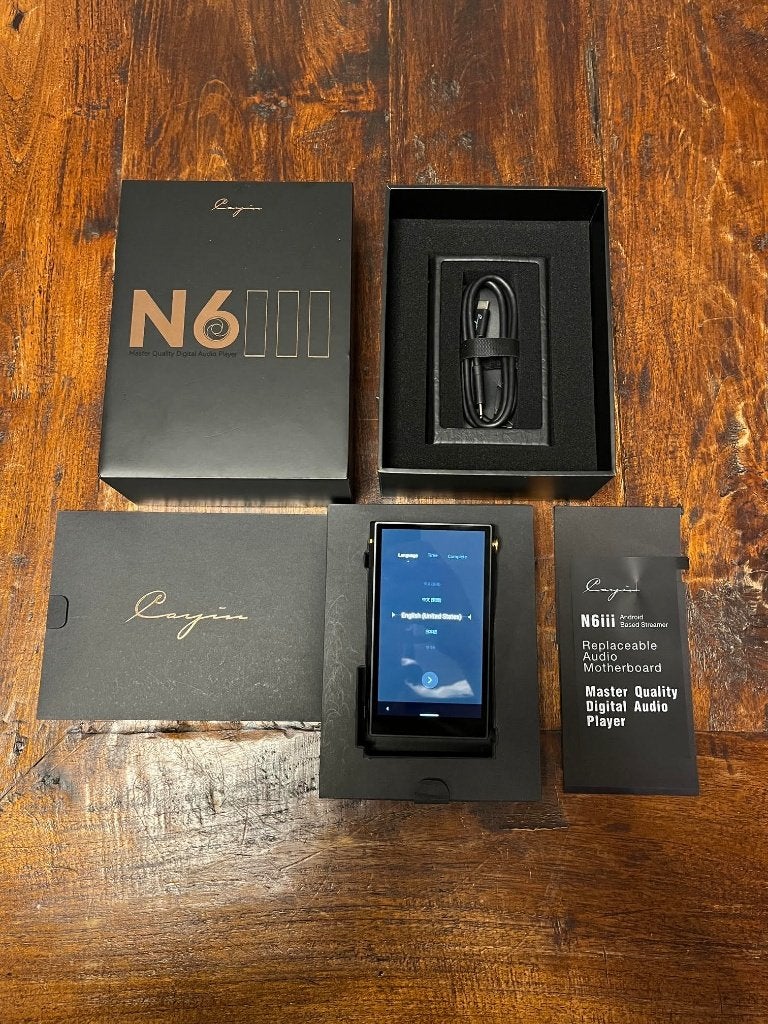 Cayin N6iii DAP speler met E203 board (occasion), Audio, Tv en Foto, Mp4-spelers, Overige merken, 40 GB en meer, -, -