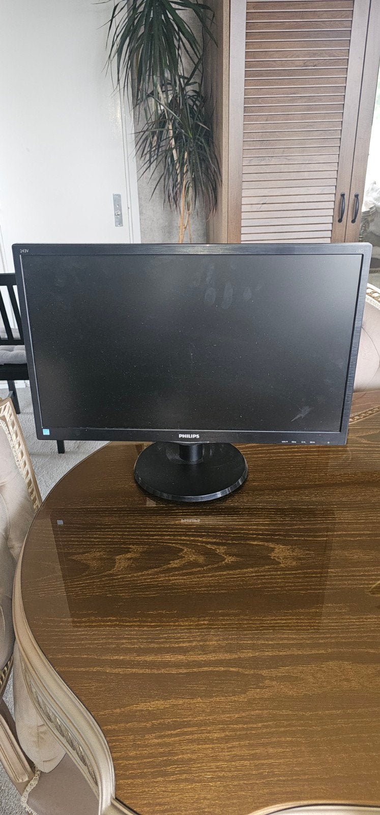 Philips 243V Monitor - Full HD, HDMI, DVI, VGA, Computers en Software, Monitoren, HDMI, Philips, Gebruikt, Full HD