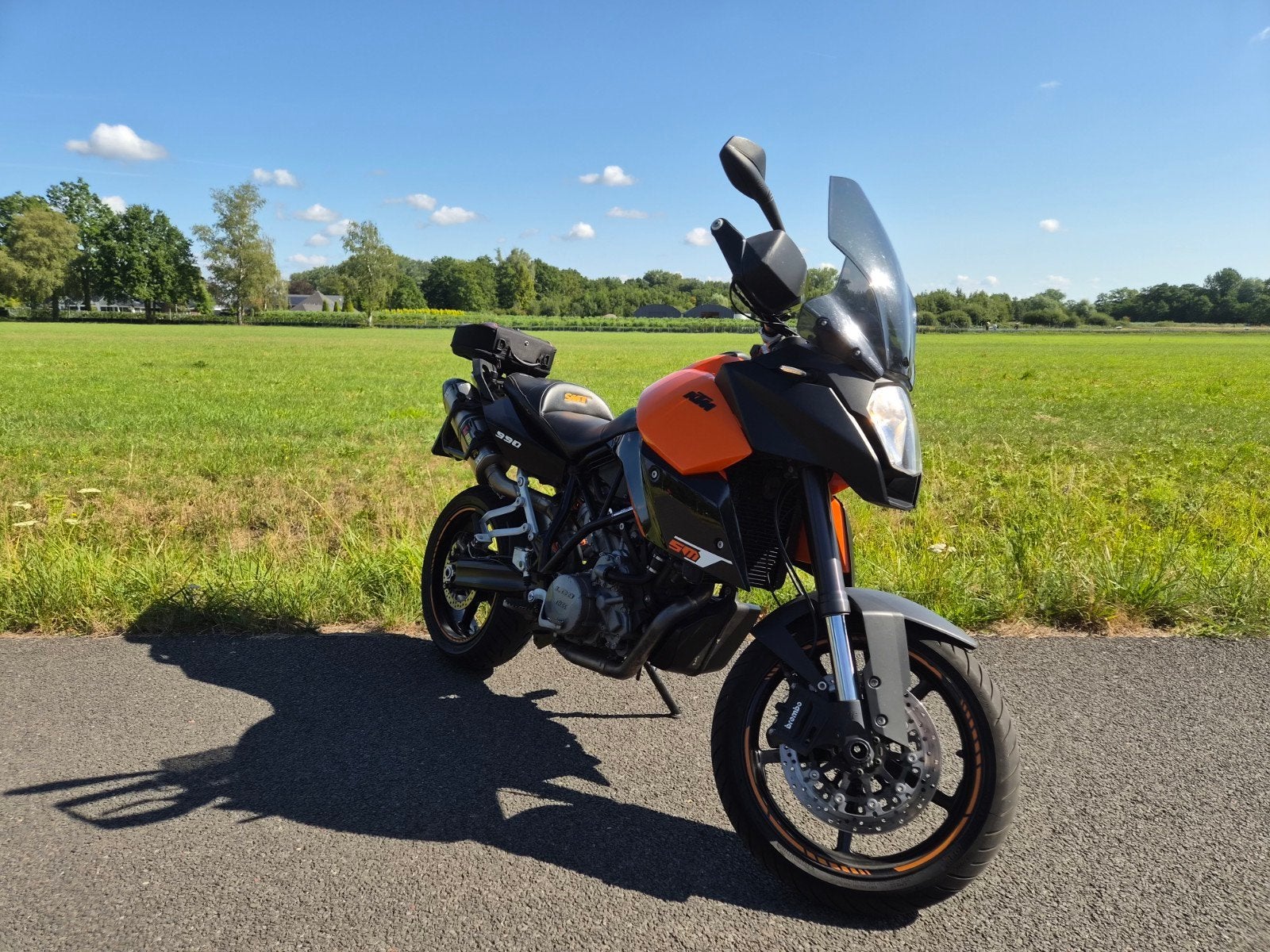 KTM SMT 990 ABS bj 2012, recent onderhoud, Motoren, ABS, 2 cilinders, Occasion, Motorrijbewijs A