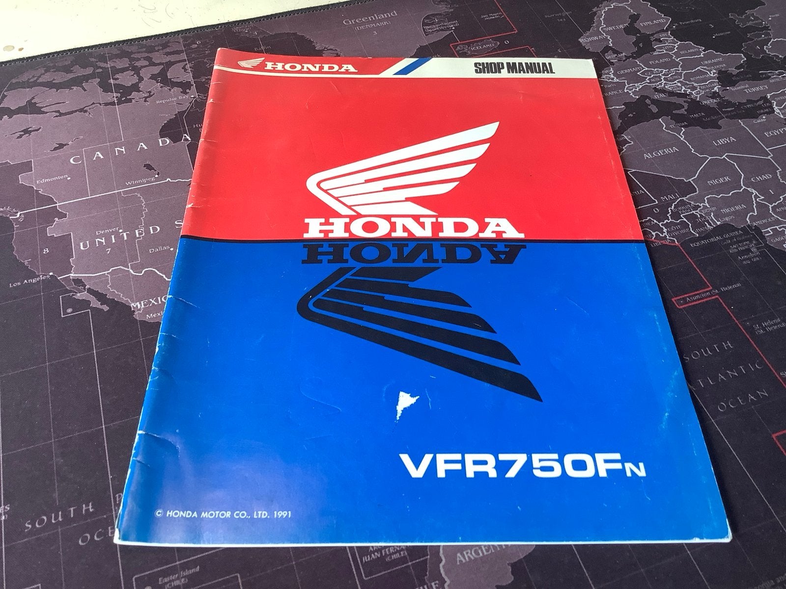 Honda VFR750FN Werkplaatshandboek - Origineel, Motoren, Verzenden, Honda