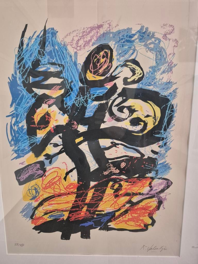 Kees Salentijn - Hommage aan Van Gogh IV - Zeefdruk, Ophalen