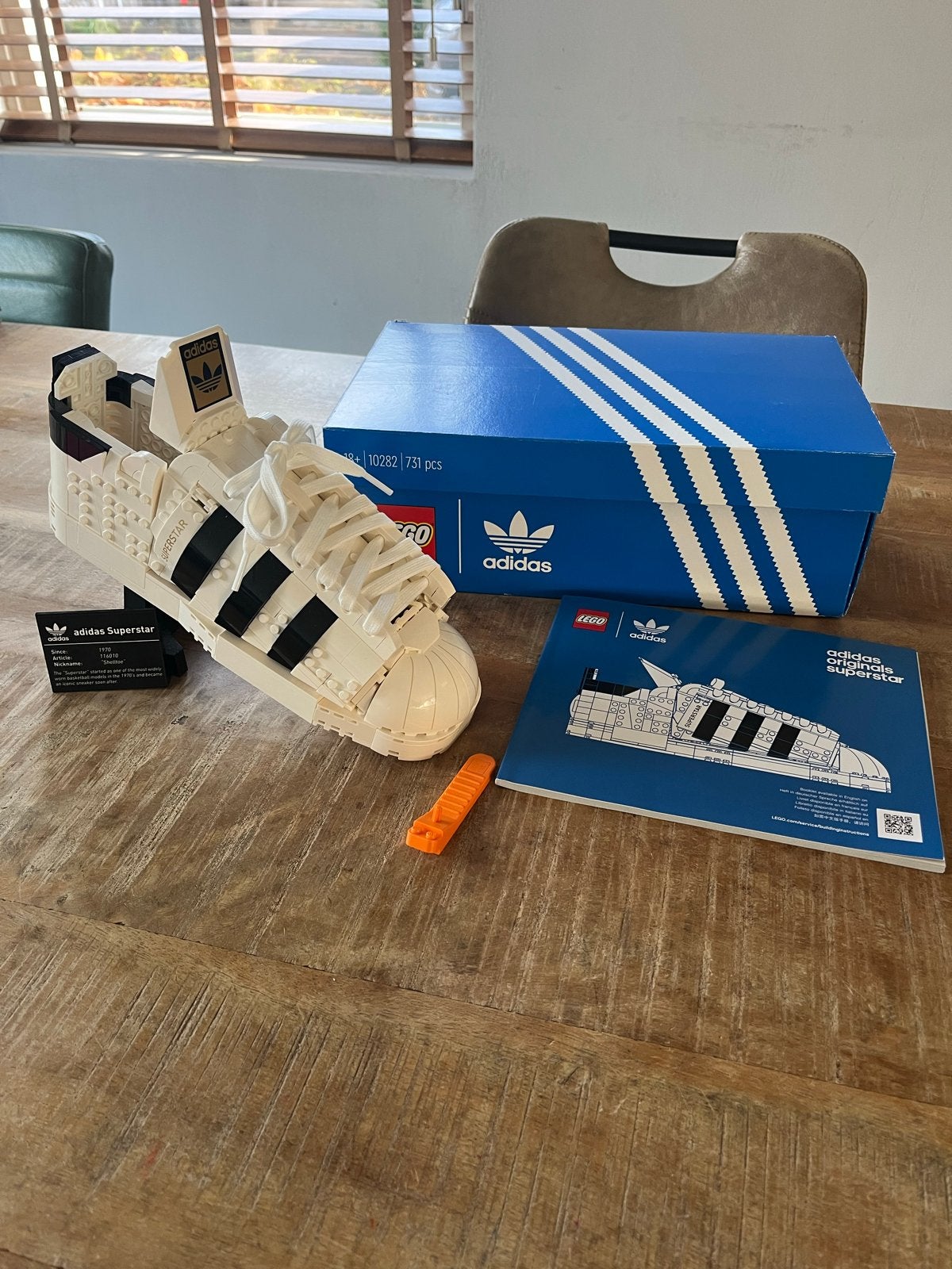 Lego Adidas Originals Superstar 10282 - Zo goed als nieuw, Kinderen en Baby's, Speelgoed | Duplo en Lego, Ophalen of Verzenden