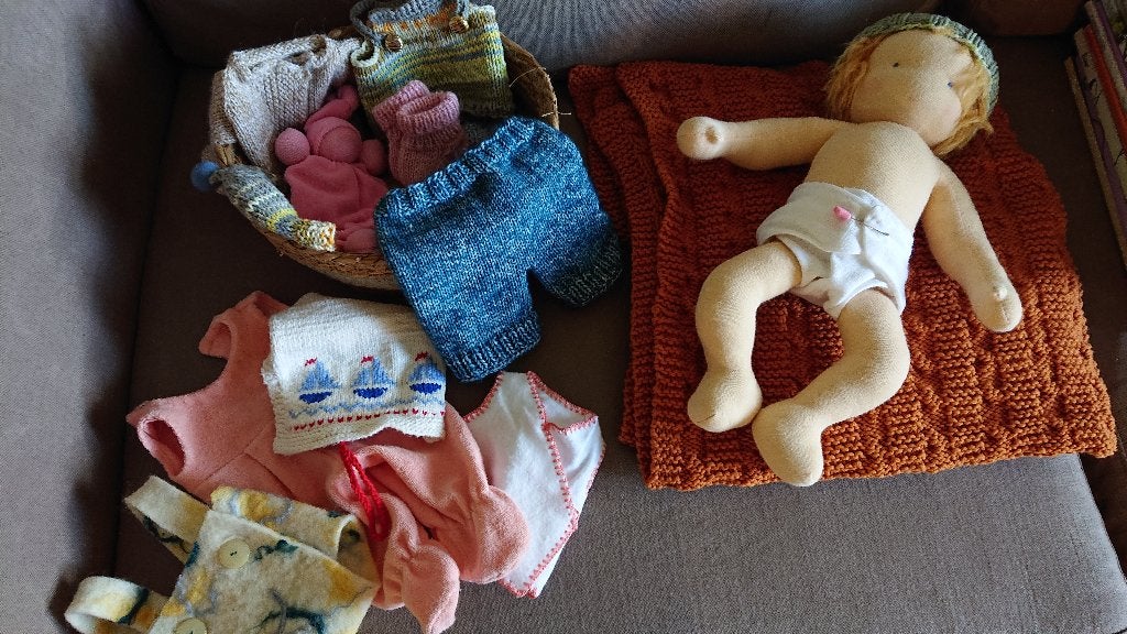 Zonnekind antroposofisch waldorfpop baby uitvoering, Ophalen of Verzenden, Nieuw, Babypop