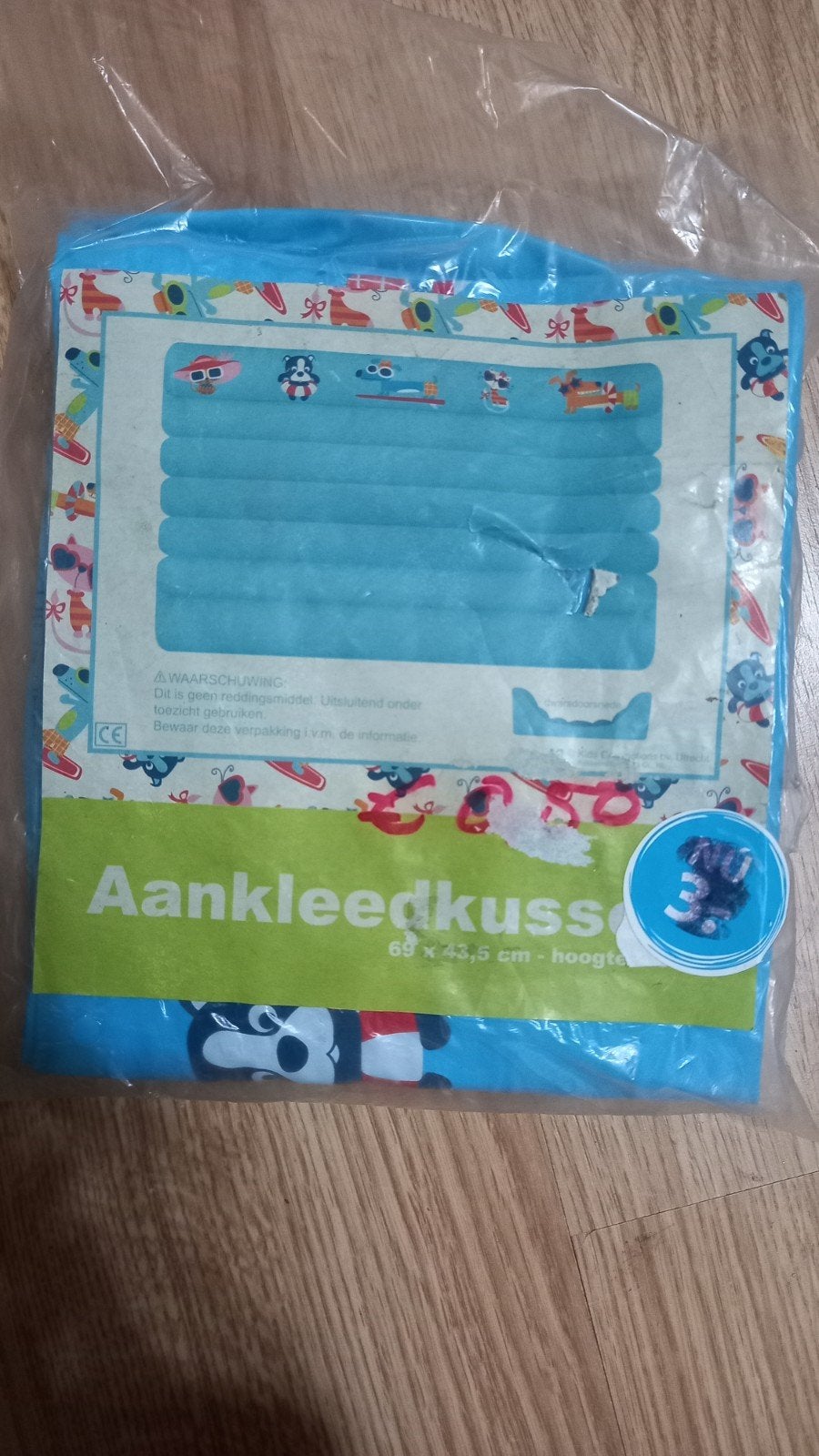 Nieuw opblaasbaar aankleedkussen -, Ophalen of Verzenden, Nieuw