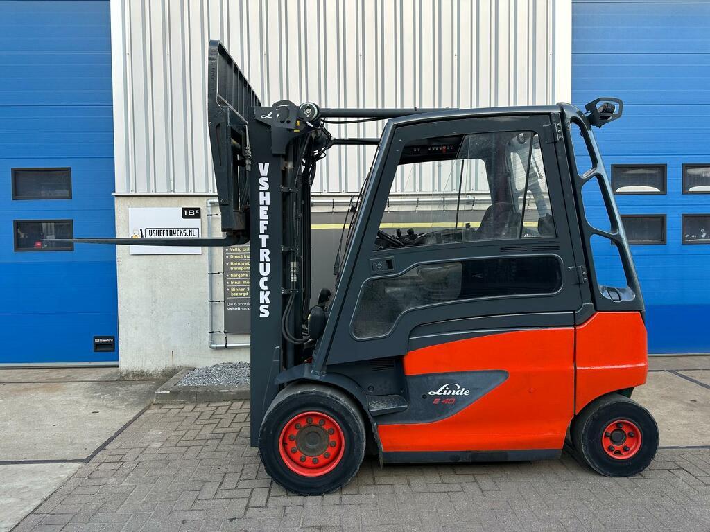 VS-22763 Elektrische triplex heftruck Linde E40-01/600, Linde, Heftruck, Linde Mate, Info@linde-mh.de