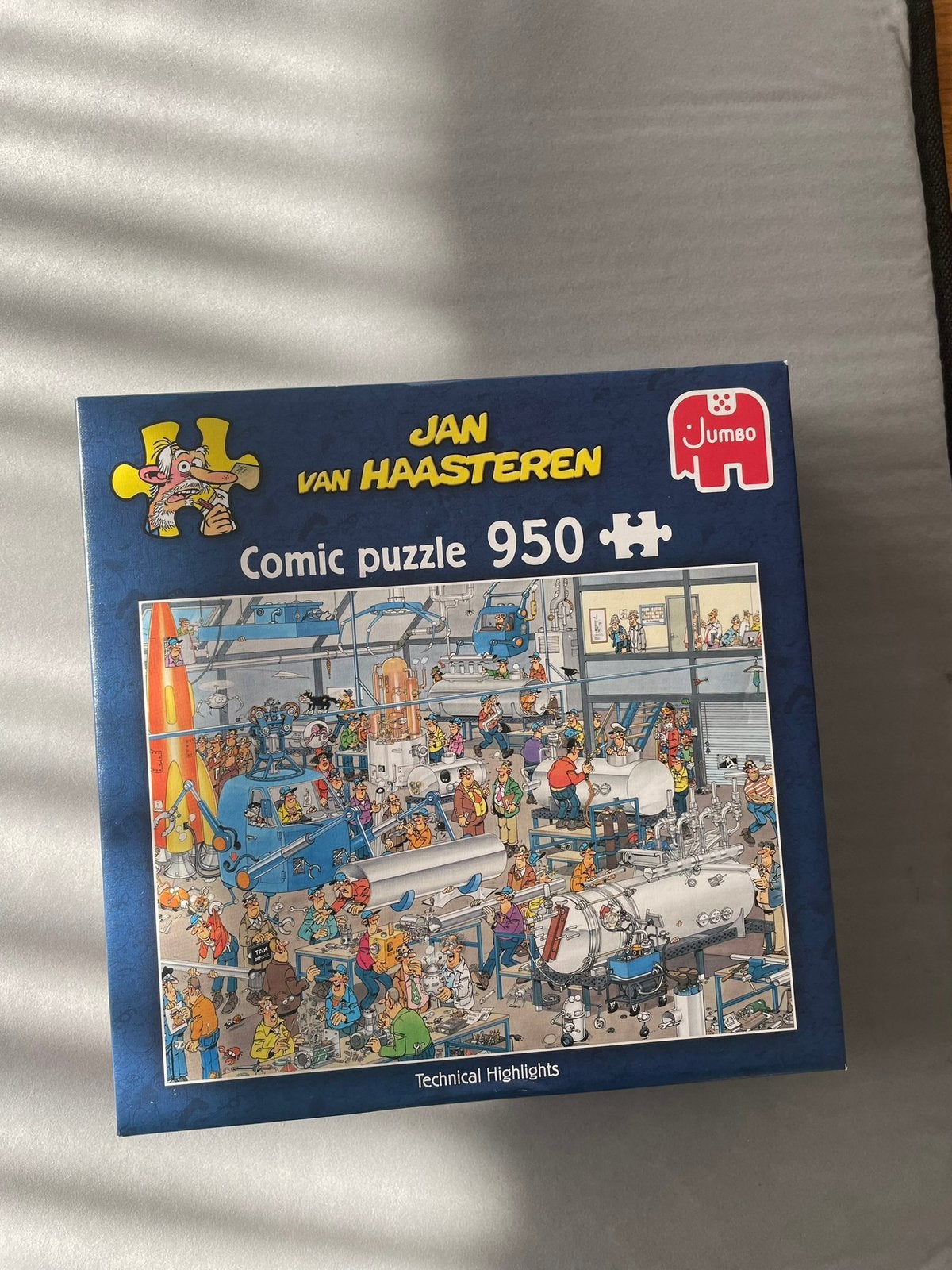 Jan van Haasteren puzzel Technical Highlight, Ophalen, 500 t/m 1500 stukjes, Zo goed als nieuw