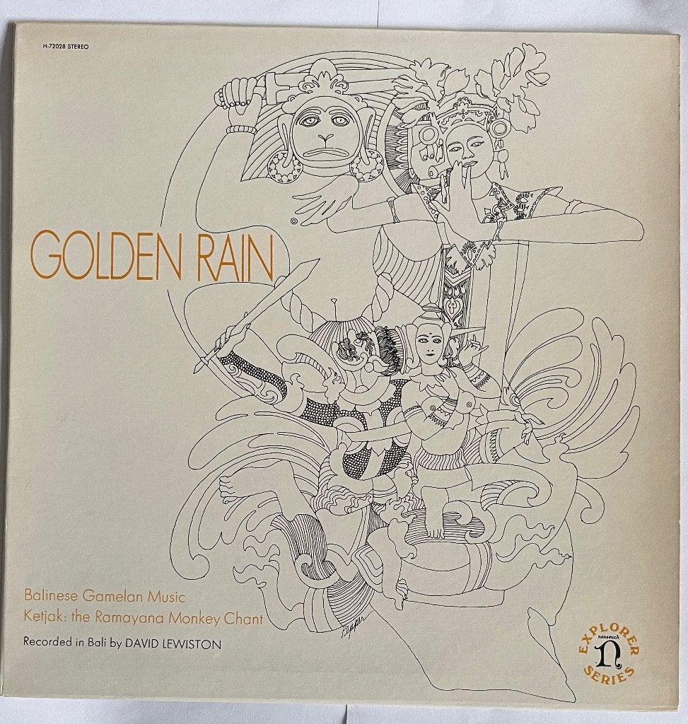 LP - Golden Rain - Gamelan - Ketjak - Bali, LP, Verzenden, Zo goed als nieuw, 12 inch