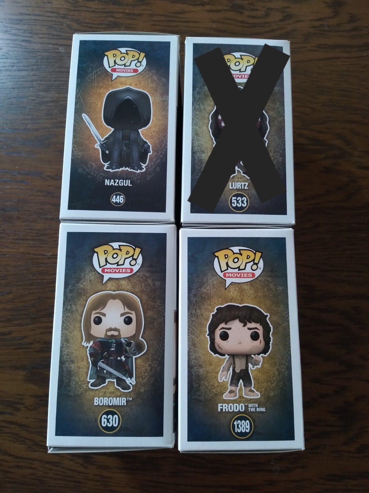 Funko Pop / The Lord of the Rings - Nazgul, Boromir, Frodo, Ophalen of Verzenden, Zo goed als nieuw