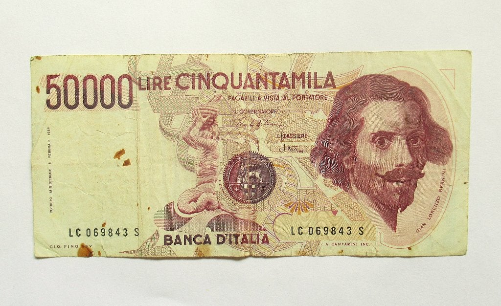 Italië 50.000 Lire  1984, Verzenden, Italië
