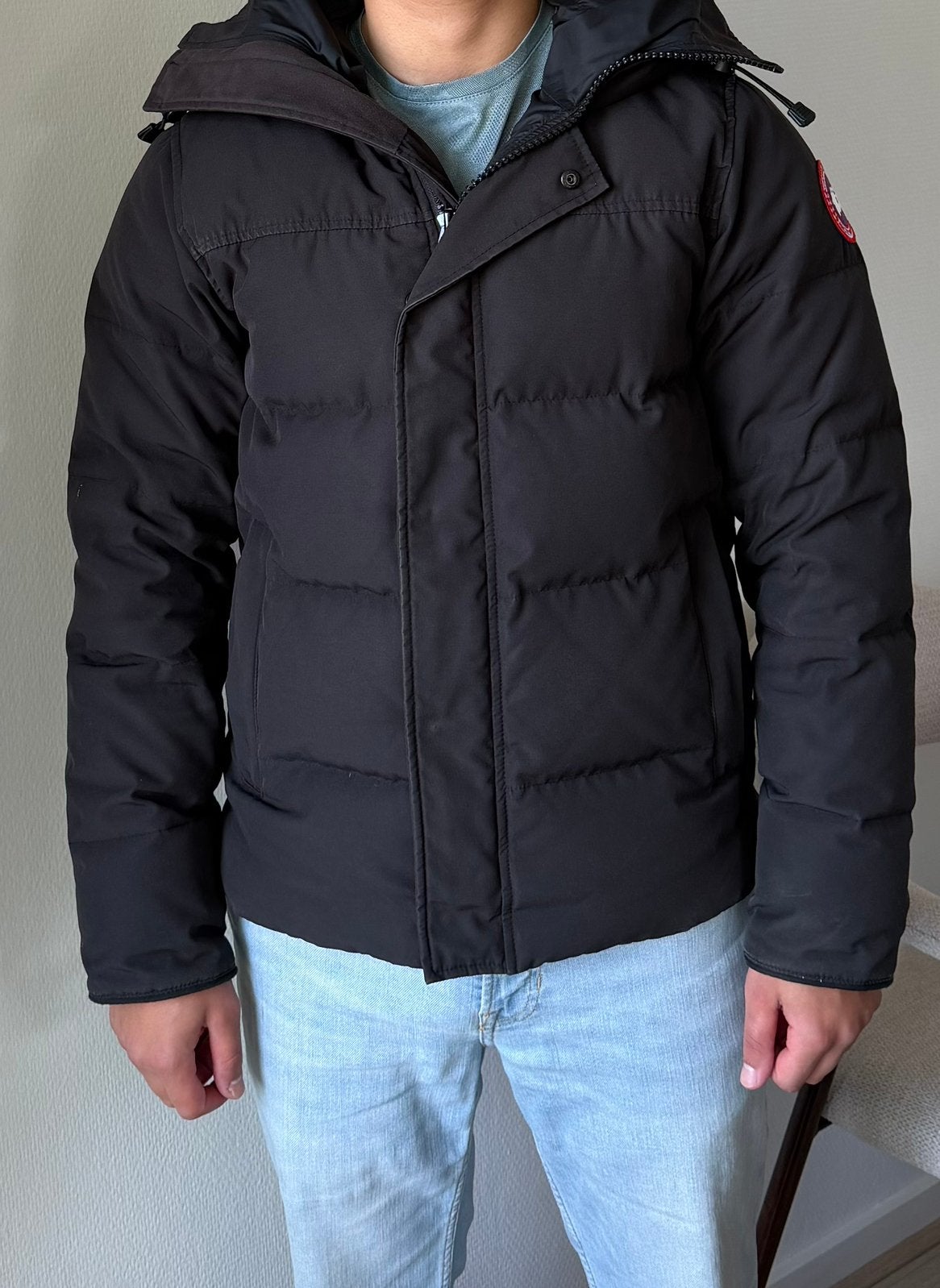 Canada goose macmillan parka - origineel - maat S, Ophalen, Zo goed als nieuw, Maat 46 (S) of kleiner, Zwart