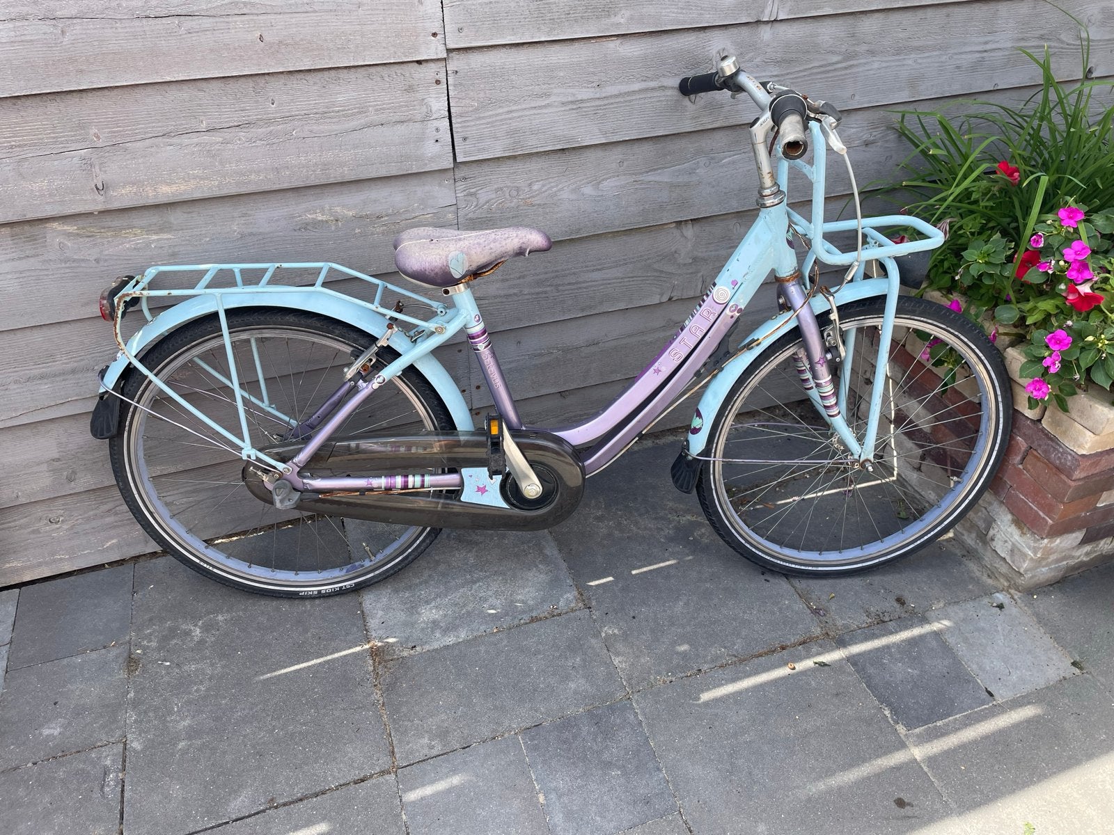 Batavus Star 24 inch kinderfiets - opknapper, Fietsen en Brommers, Fietsen | Meisjes, Ophalen, Terugtraprem, Handrem, Gebruikt
