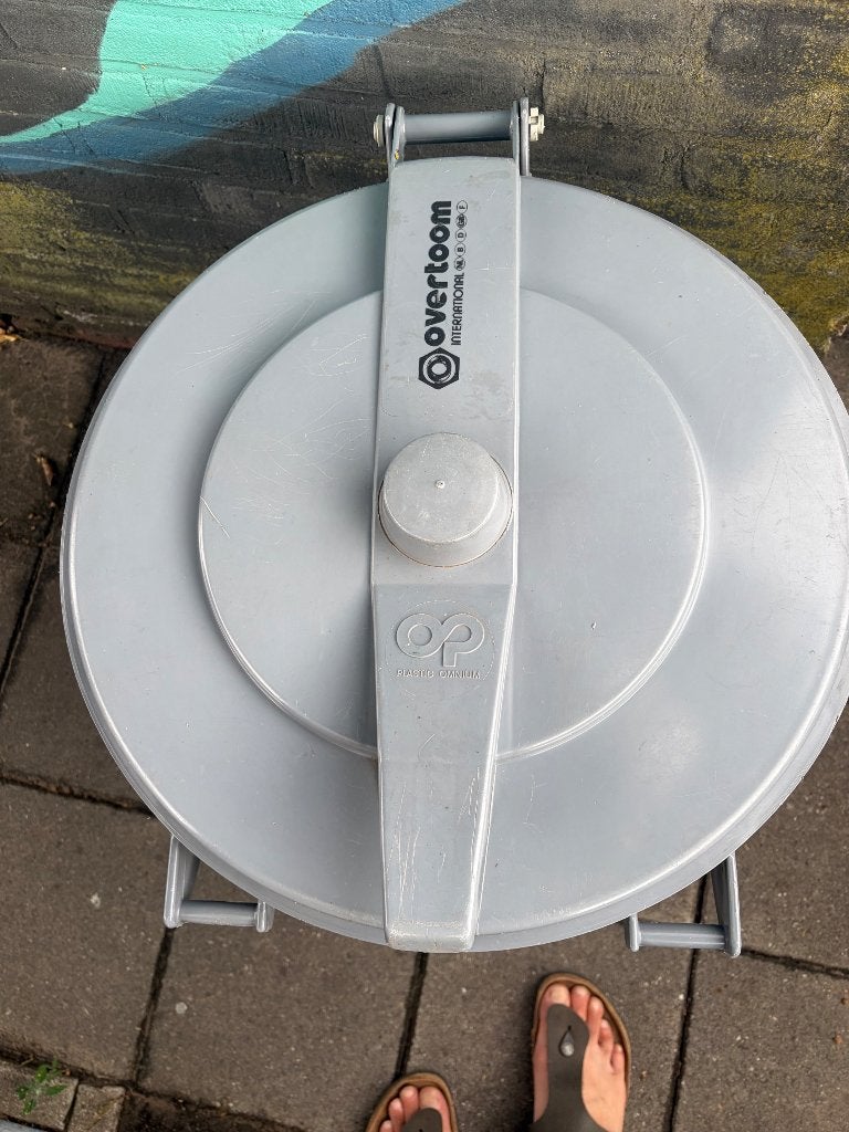 Vuilnisbak overtoom, 40 liter of meer, Ophalen, Zo goed als nieuw, Kunststof