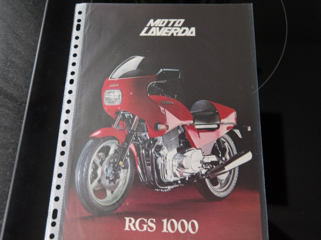 Moto Laverda RGS 1000 Brochure, Ophalen of Verzenden, Overige merken