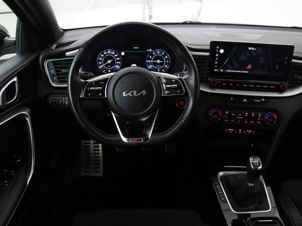 Kia ProCeed 1.0 T-GDi GT-Line | Stoelverwarming | Leder/Alca, Voorwielaandrijving, Gebruikt, Euro 6, Zwart