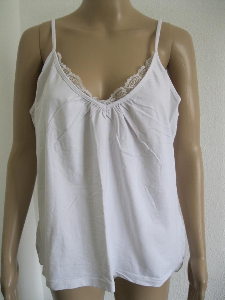 maat XXL, (52) 1 nieuw Pescara hemdje/topje, stretch, 38 cm., Kleding | Dames, Wit, Maat 46/48 (XL) of groter, Pescara, Nieuw