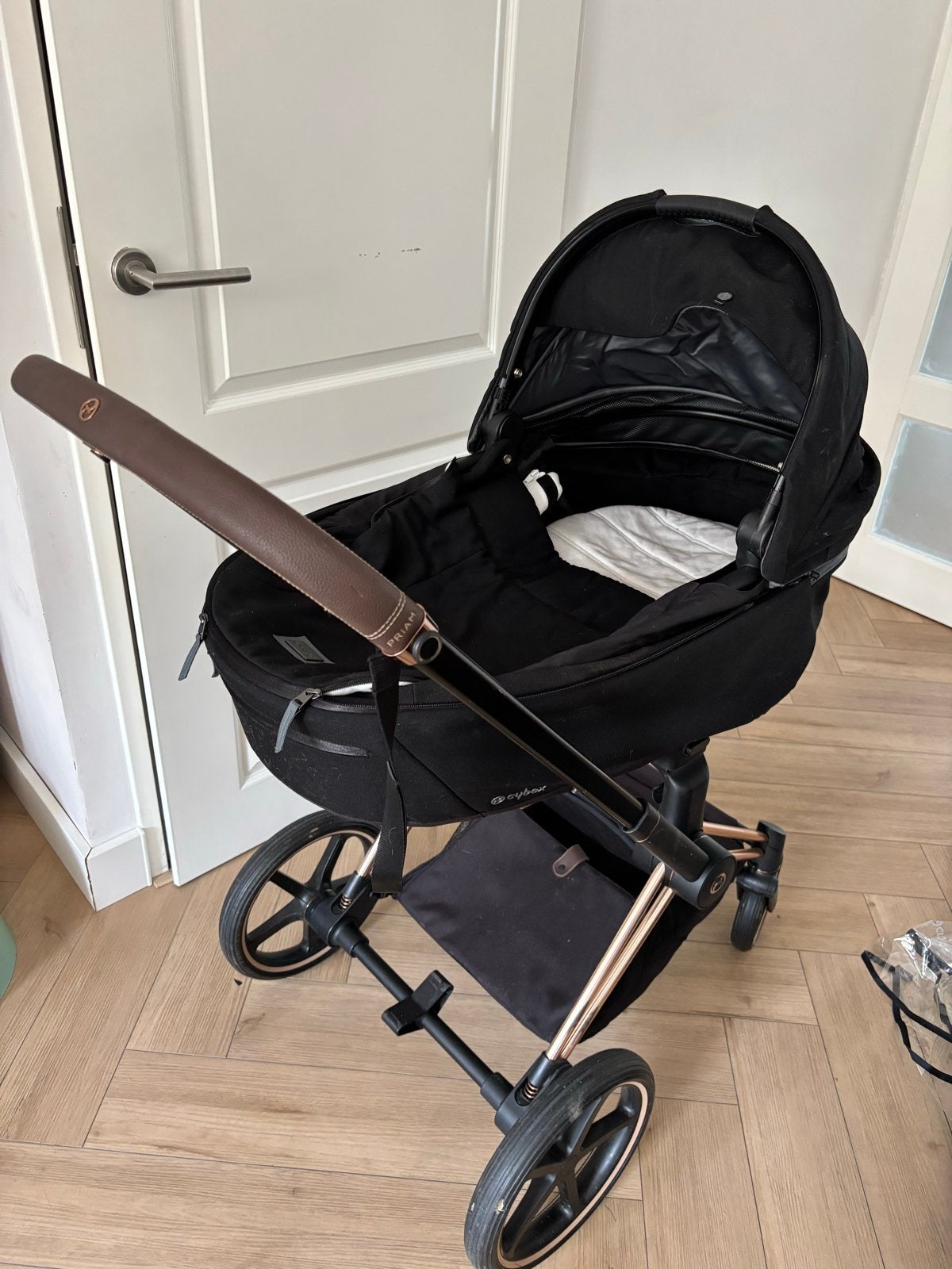 Cybex Priam 4 Rose Goud Combiwagen + Hamilton Buggy, Zo goed als nieuw, Combiwagen, Met reiswieg, Ophalen