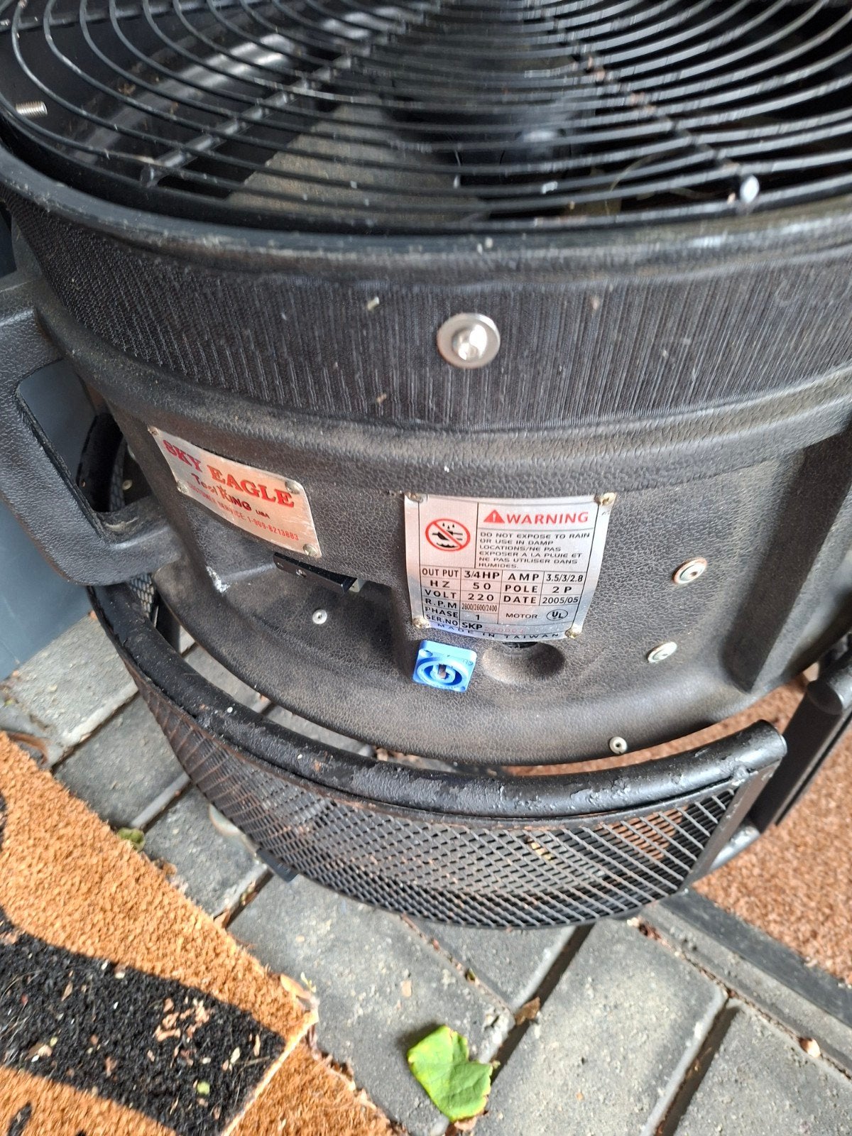 Ventilator voor Skytubes, inflatables, rook etc., Ophalen, Gebruikt, Rookmachine