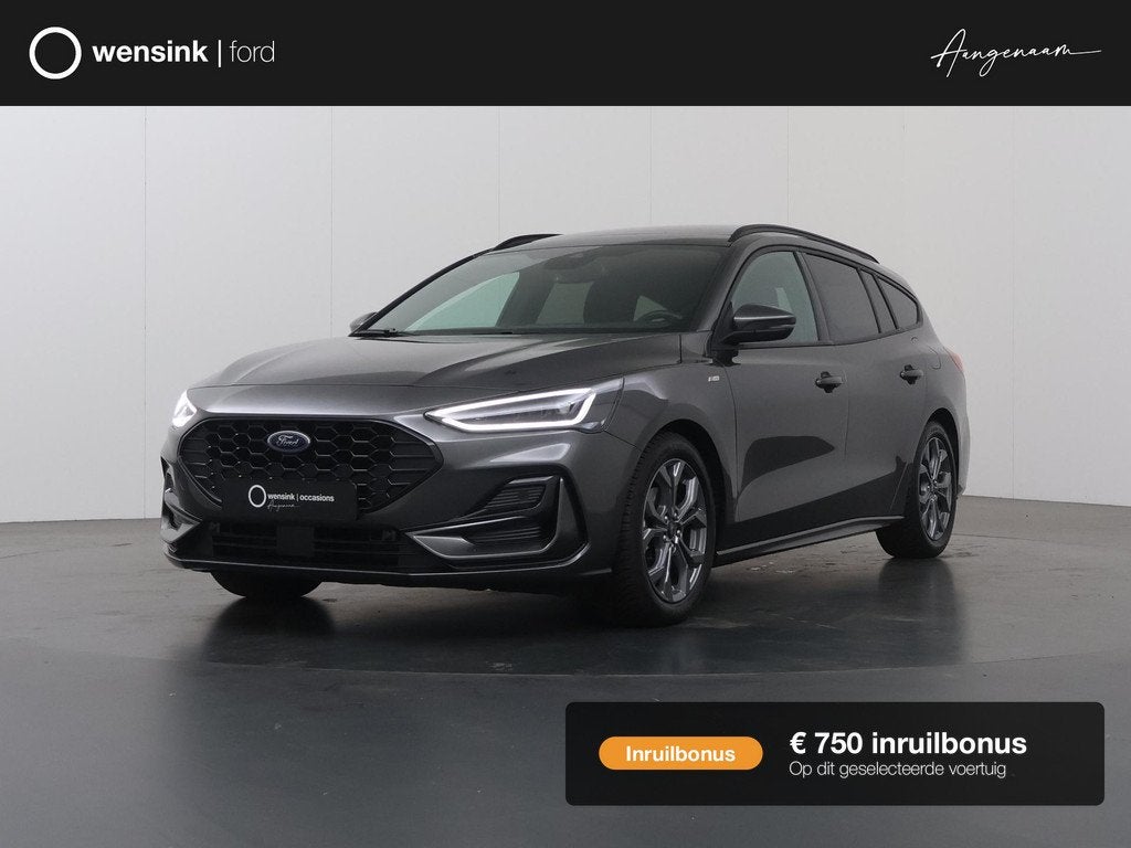 Ford Focus 1.0 EcoBoost Hybrid ST Line X | Afneembare Trekha, Stof, Gebruikt, Automatische klimaatregeling, 155 pk