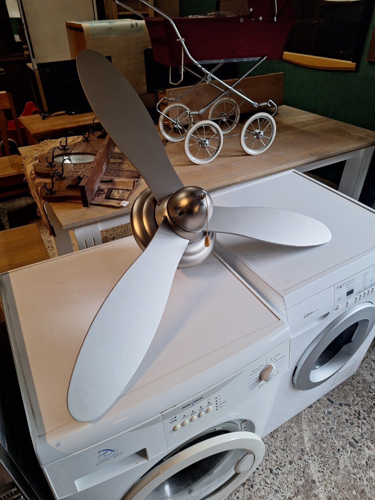 plafondventilator plafond ventilator 90 cm, Ophalen, Gebruikt, Plafondventilator