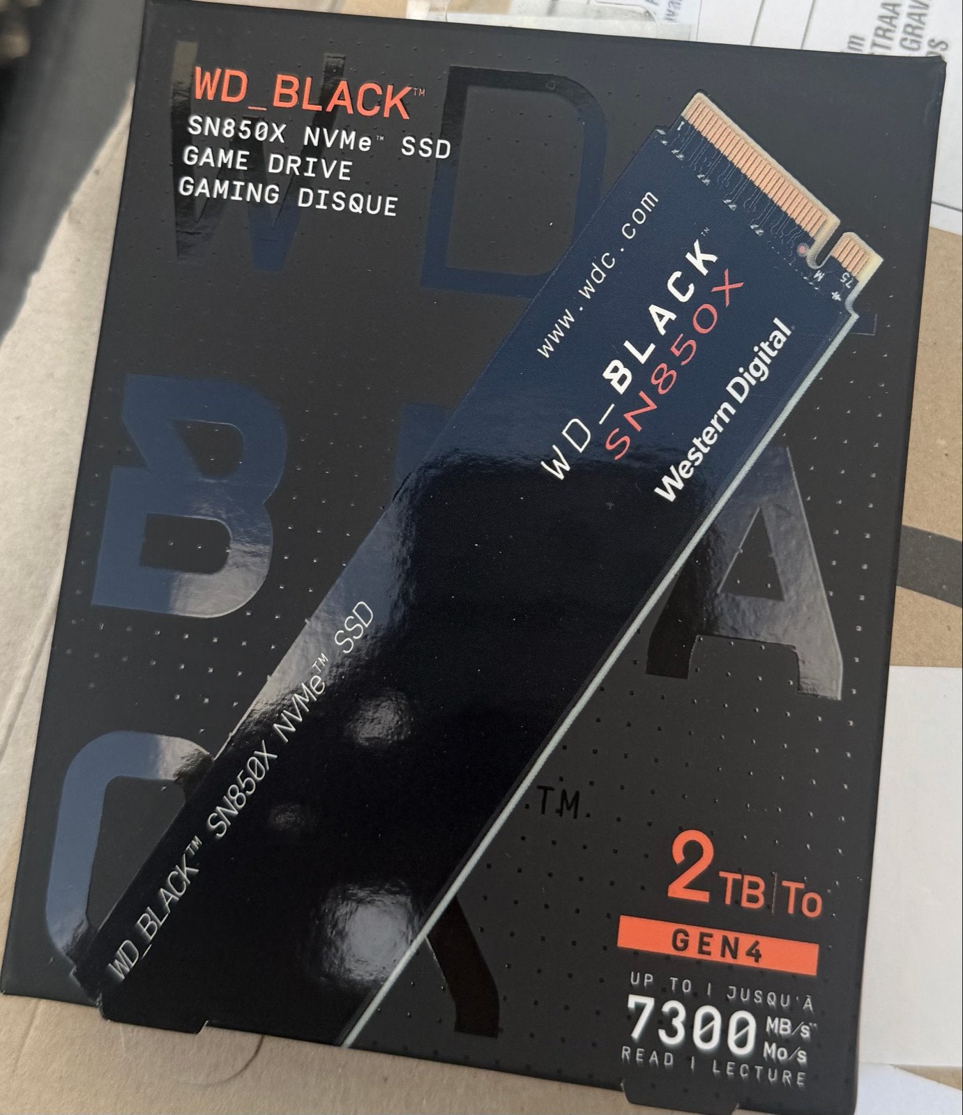 WD_BLACK SN850X NVMe SSD 2TB - Nieuw en Ongeopend, Computers en Software, Harde schijven, Ophalen, Intern, Server, Nieuw