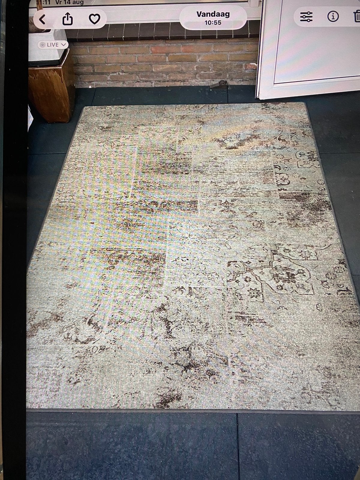 Vloerkleed 160 / 240, Huis en Inrichting, Stoffering | Tapijten en Kleden, Ophalen, 150 tot 200 cm, 200 cm of meer, Zo goed als nieuw