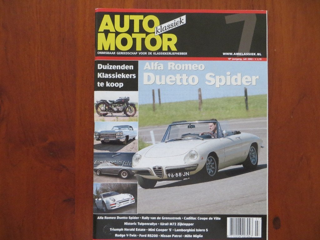 Auto Motor Klassiek 7 2002 Duetto Spider, Herald Est, Islero, Verzenden, Nieuw, Alfa Romeo