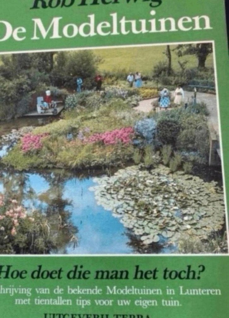 DE MODELTUINEN ROB HERWIG, Boeken, Verzenden, Zo goed als nieuw, Tuinontwerpen