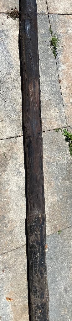 Hardhouten paal, Ophalen, Gebruikt, Palen, Hardhout