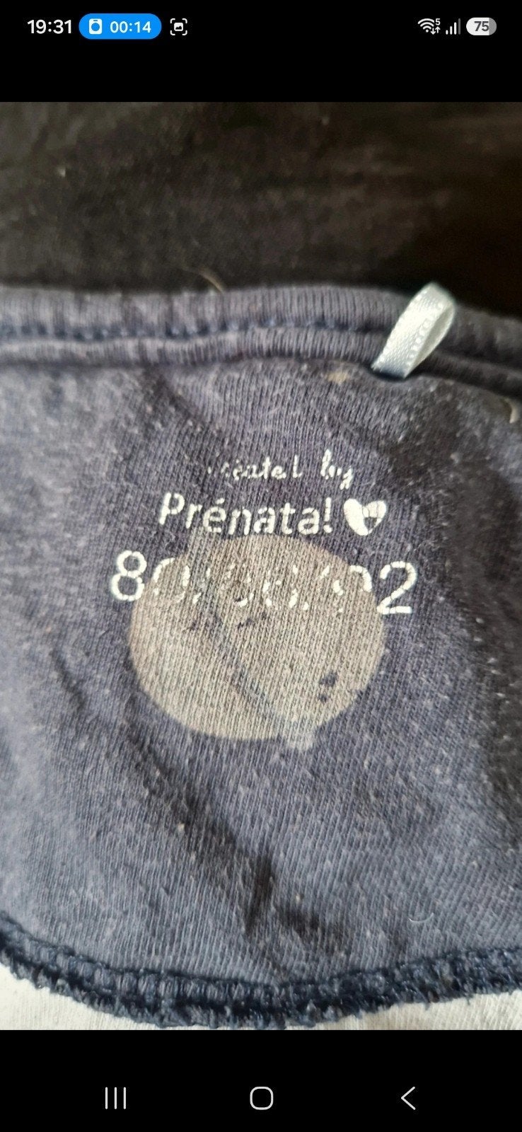 Prenatal slaapzak maat 80 tog 0.5 I, Gebruikt, Broekje, Jongetje of Meisje, Ophalen of Verzenden