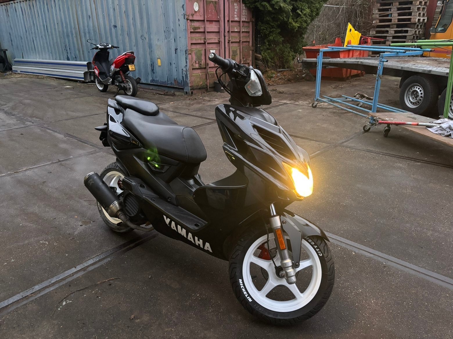 Yamaha Aerox 4T, Fietsen en Brommers, Ophalen, Gebruikt, Aerox, Maximaal 45 km/u