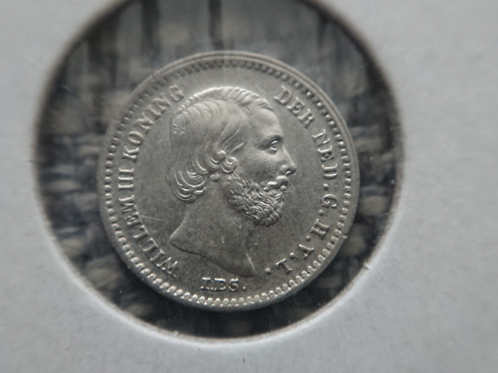 5 cent of stuiver 1862 Willem III hoge kwaliteit, Postzegels en Munten, Munten | Nederland, Ophalen of Verzenden, Koning Willem III