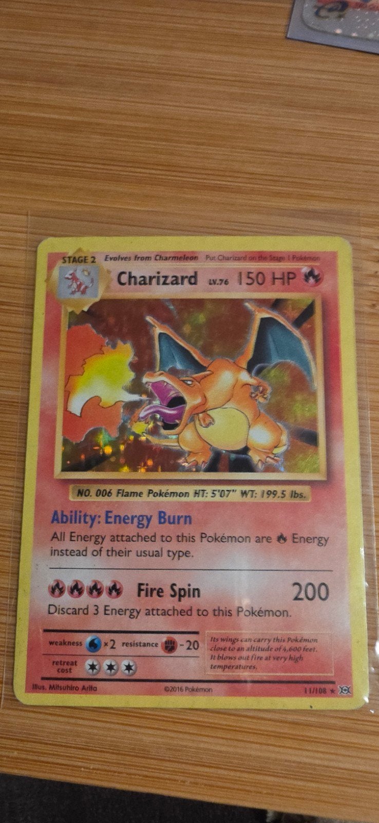 charizard 11/108, Ophalen