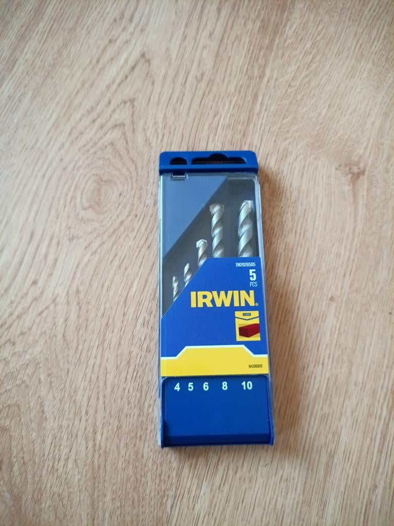 IRWIN Boorset 5-delig (4, 5, 6, 8, 10mm), Ophalen of Verzenden, Nieuw, Overige typen