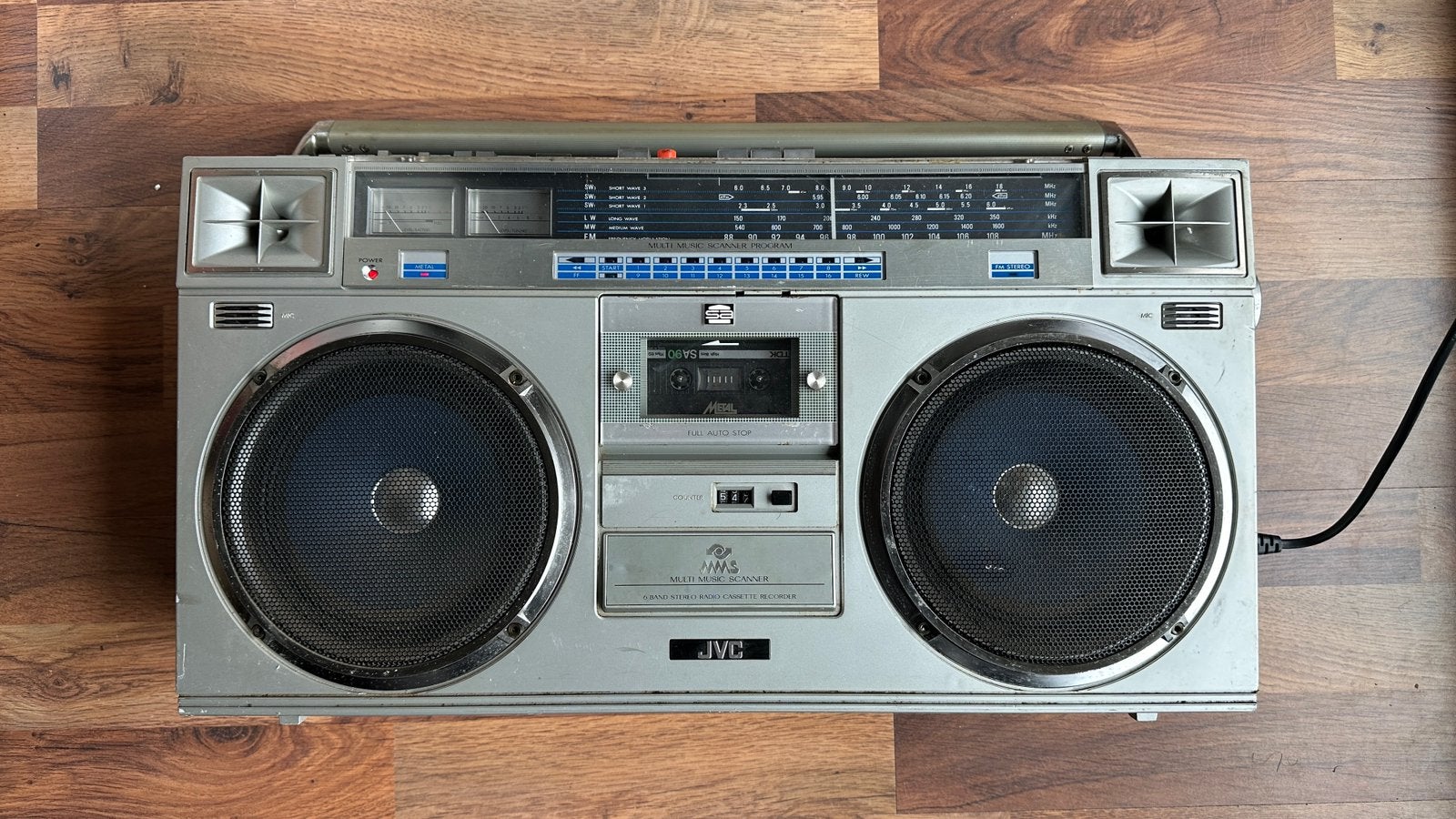 Boombox JVC RC-M70, legendarische ghettoblaster, Ophalen, Gebruikt