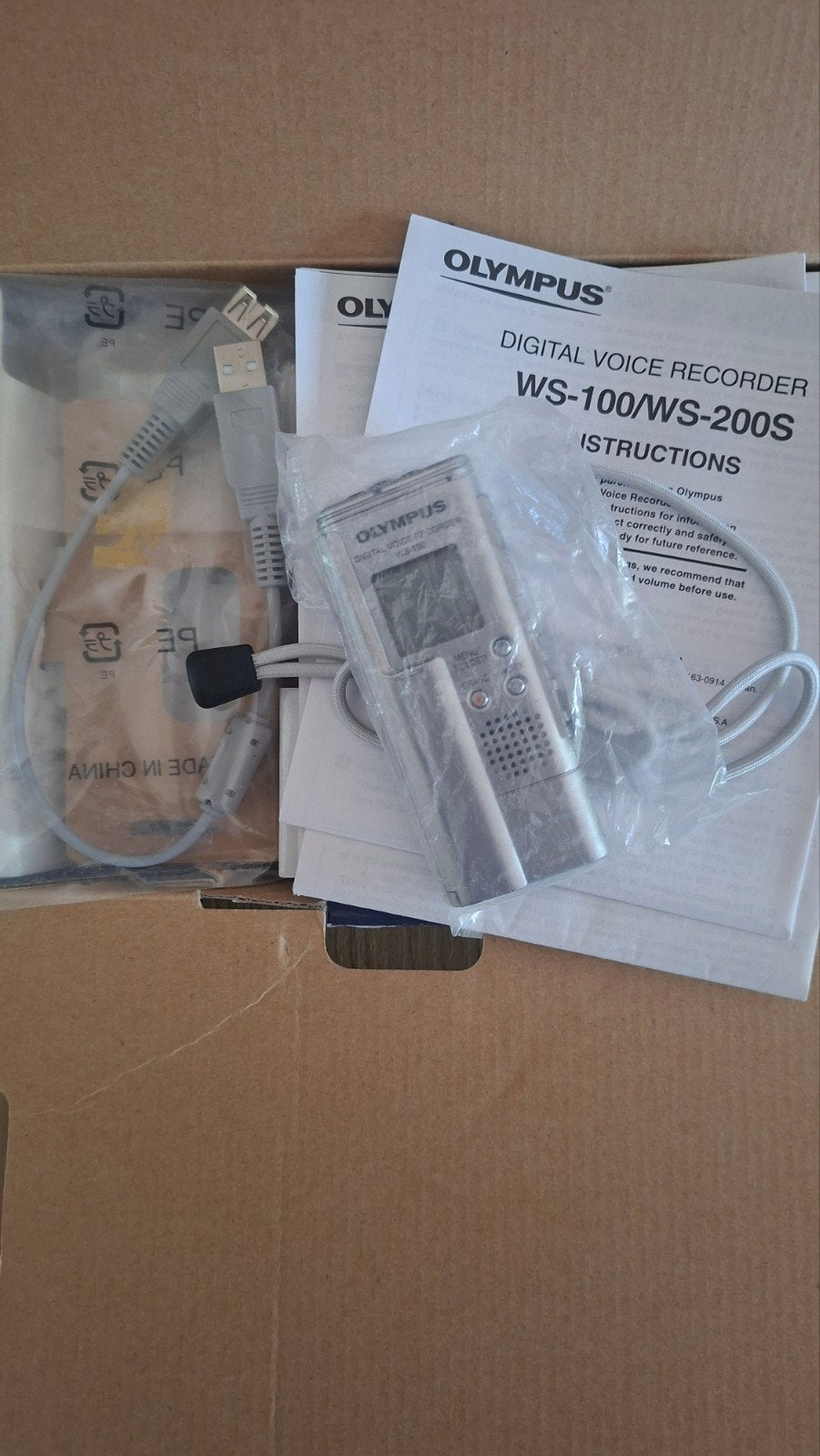 Olympus WS-100 EVP Recorder-ghost hunting, Ophalen of Verzenden, Zo goed als nieuw