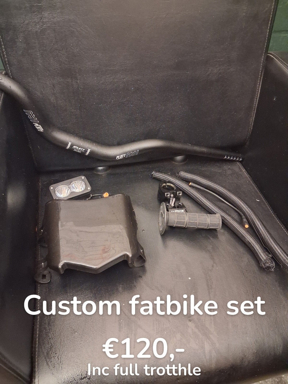 custom fatbike set (VERKOOP NIET LOS ALLEEN DE GEHELE SET), Fietsen en Brommers, Zo goed als nieuw