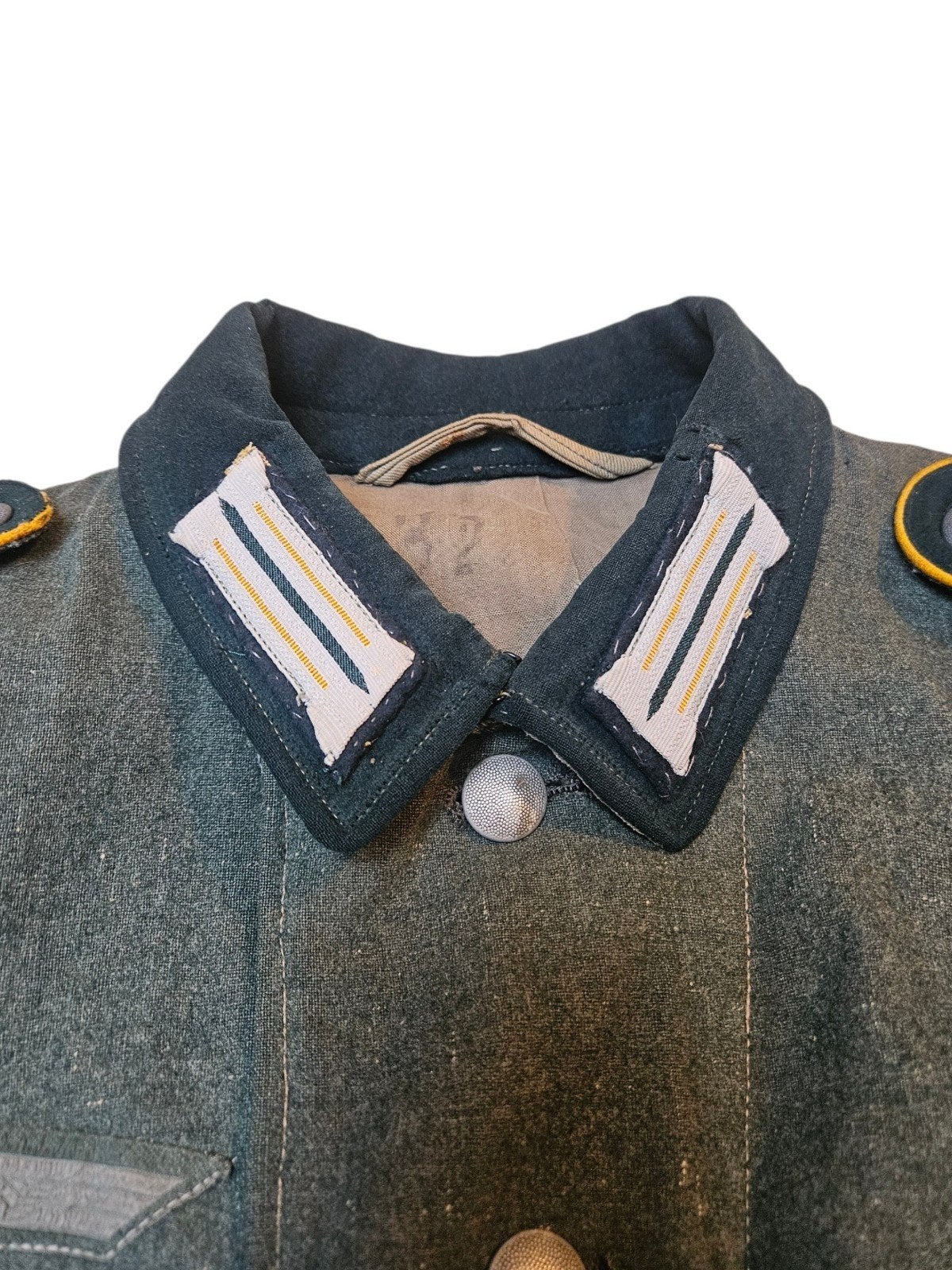 Ww2 Duitse Cavalerie Jas, Ophalen of Verzenden, Duitsland, Embleem of Badge
