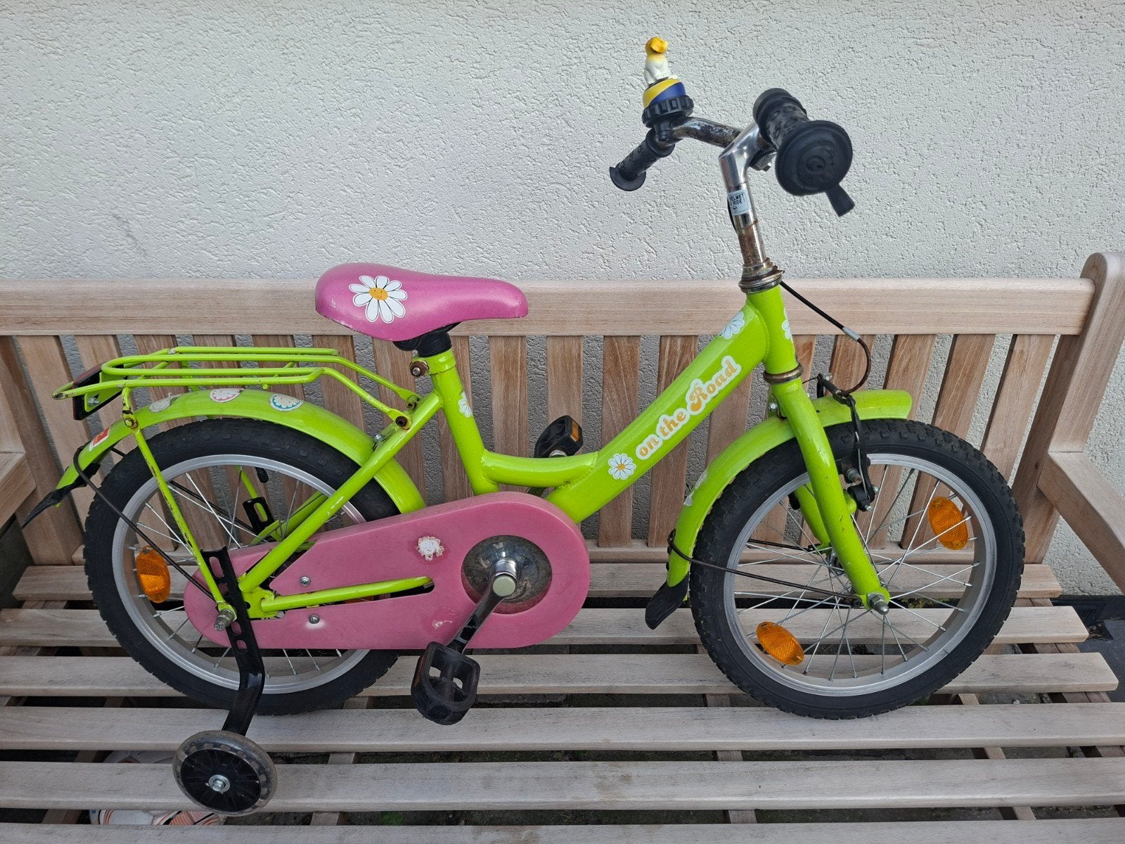 kinderfiets 16 inch, Ophalen, Gebruikt, 16 tot 20 inch, Zijwieltjes