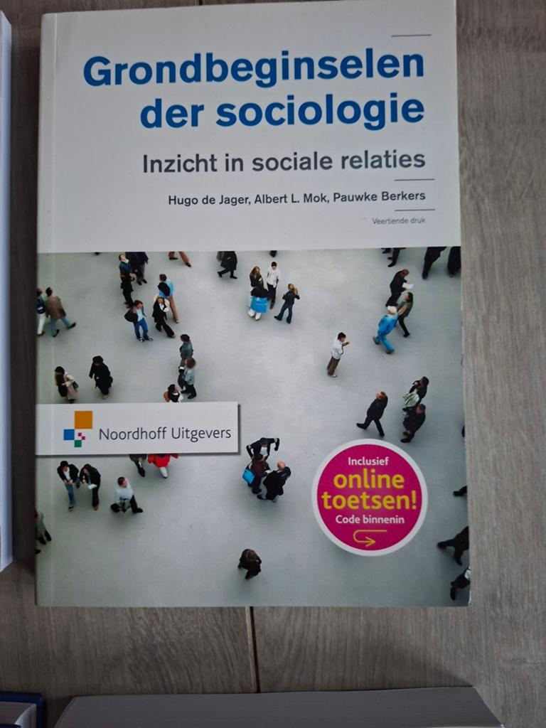 Hugo de Jager - Grondbeginselen der sociologie, Ophalen of Verzenden, Zo goed als nieuw, Hugo de Jager; Pauwke Berkers; Albert L. Mok