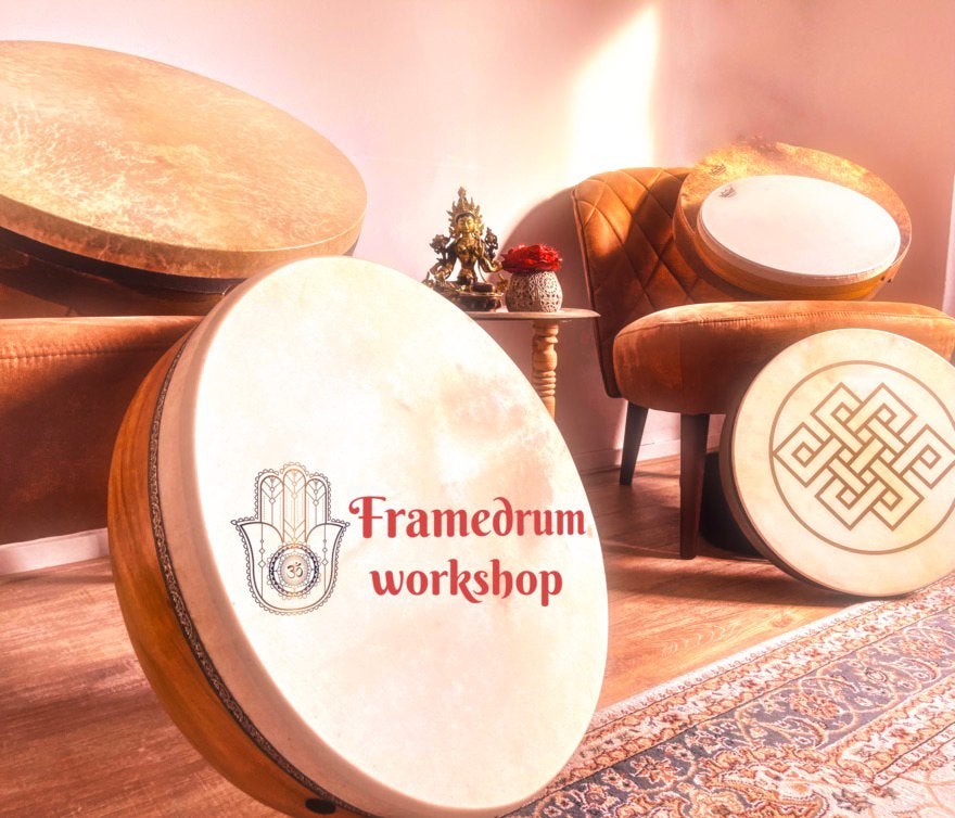 Framedrum workshop 4 uur les- zondag 16 augustus., Ophalen of Verzenden, Nieuw, Trommel