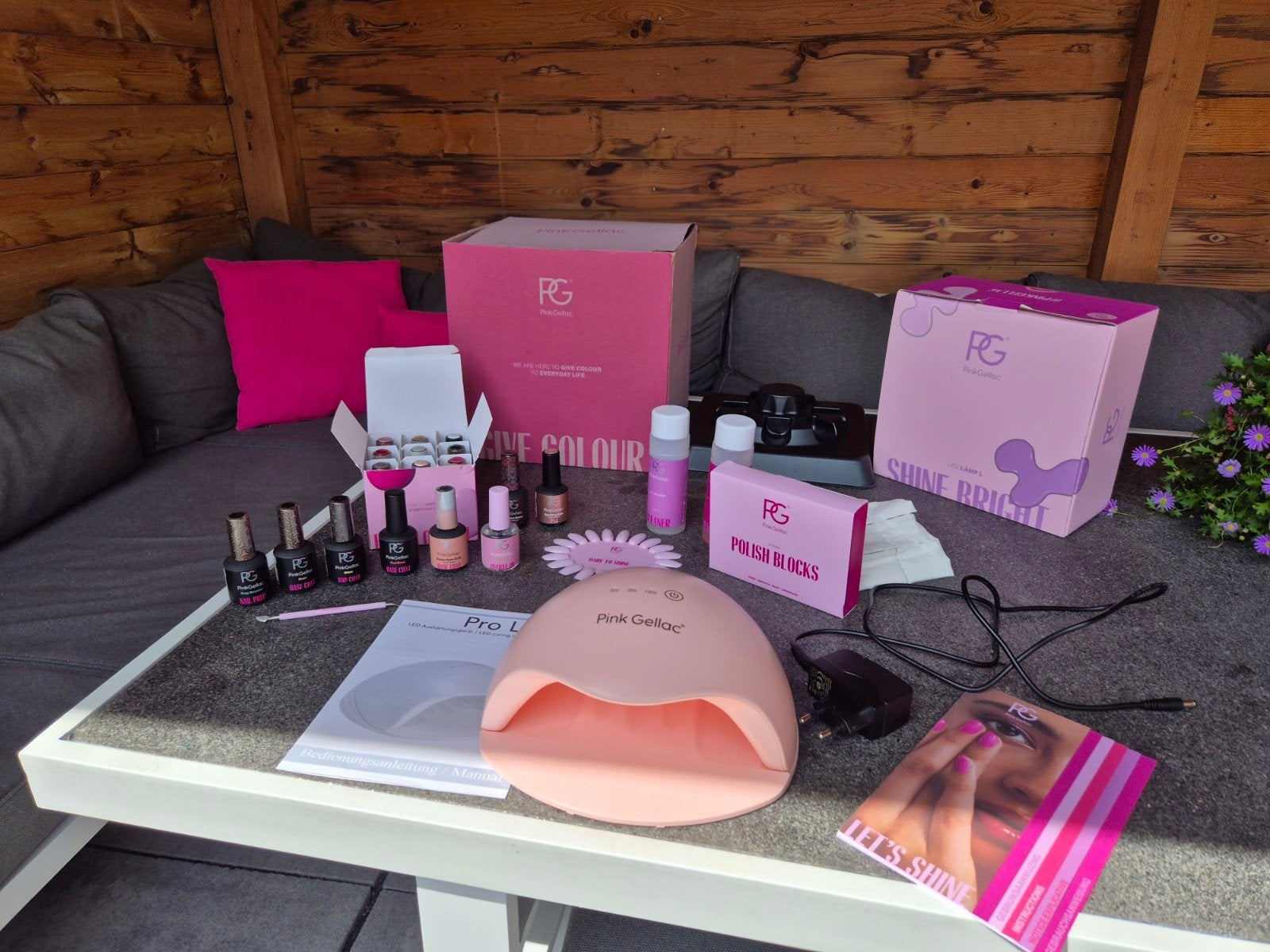 Pink Gellac Startpakket met Lamp en 11 Kleuren, Ophalen, Zo goed als nieuw, Overige typen