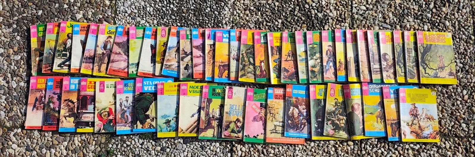 Grote collectie | lasso | Western boekjes - Diverse titels, Ophalen of Verzenden, Gelezen, Diverse auteurs, Nederland