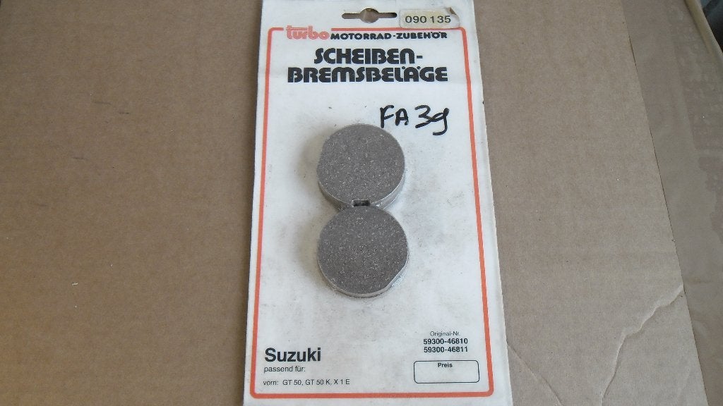 remblokken suzuki gt50kb/ken,k50d,zr50k,remschoen s603,s602, Ophalen of Verzenden, Nieuw, Overige typen, Overige merken