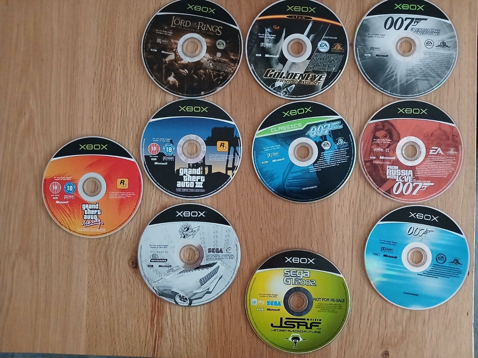 Xbox Games - Grand Theft Auto, 007, Lord of the Ring, Spelcomputers en Games, Games | Xbox Original, 1 speler, Ophalen of Verzenden