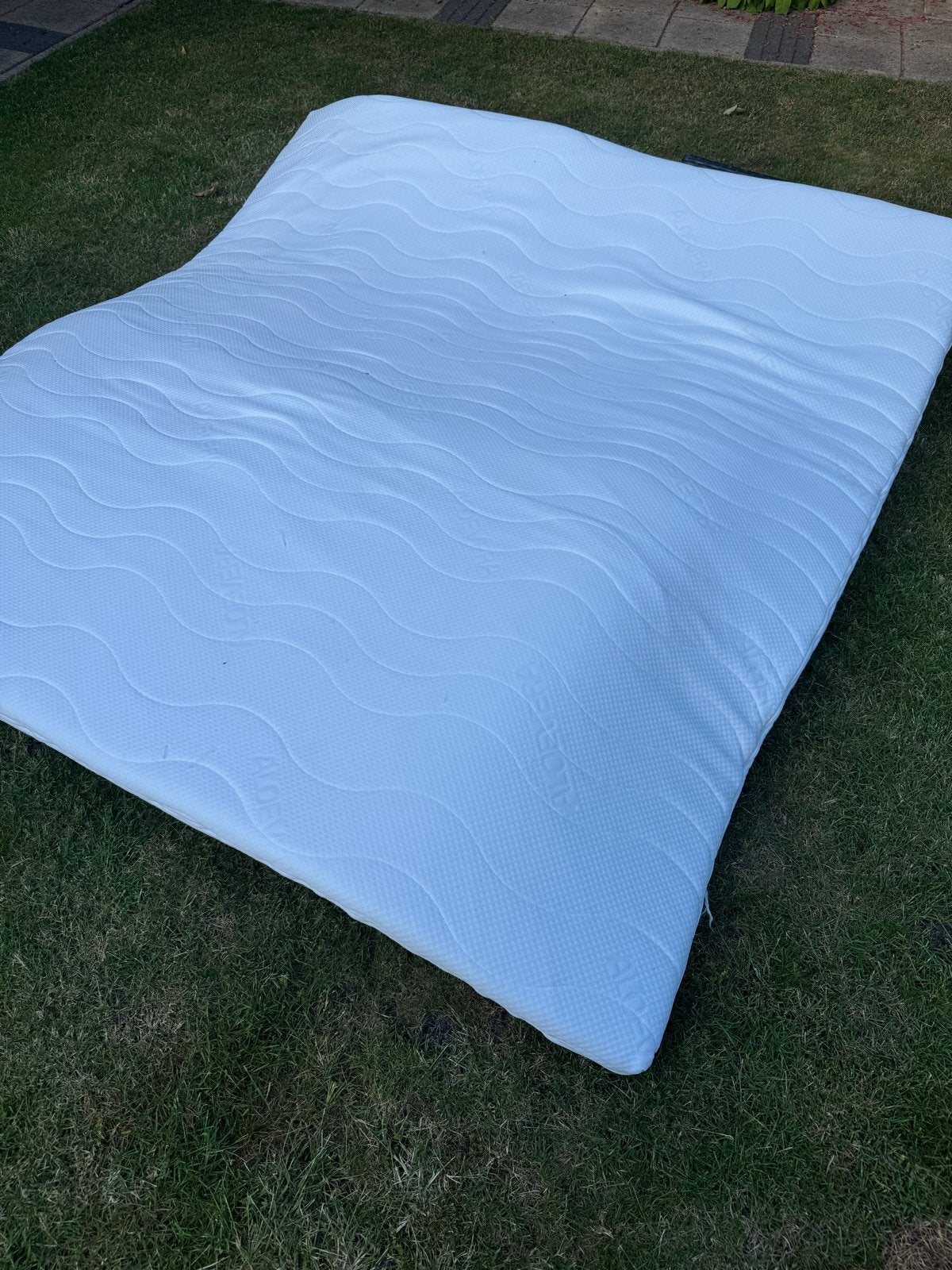 Nirwana Traagschuim Topdekmatras 200x190x6 cm, Ophalen, Zo goed als nieuw
