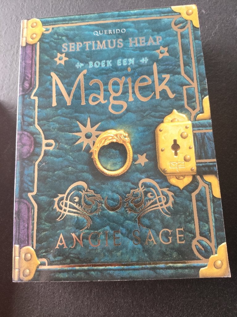 Angie Sage Magiek Paperback in nette staat, Boeken, Ophalen of Verzenden, Zo goed als nieuw