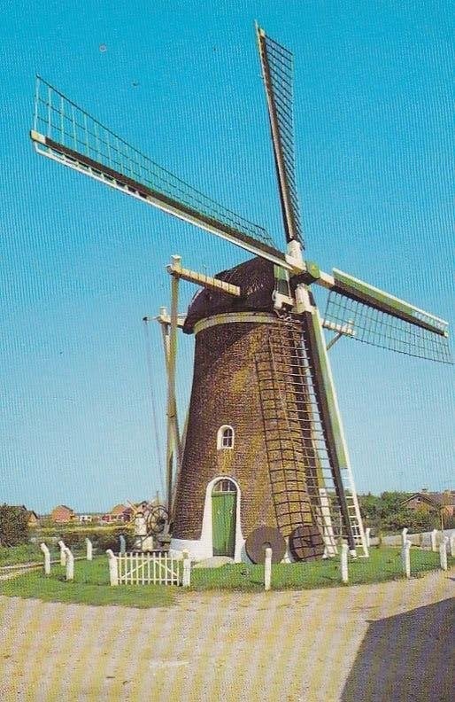 Zoutelande. Molen., Ophalen of Verzenden, 1980 tot heden, Ongelopen, Zeeland