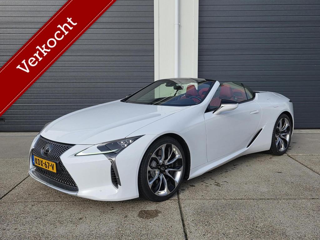 Lexus LC 500 cabriolet, Auto's, Lexus, Automaat, Achterwielaandrijving, 4 stoelen, Wit