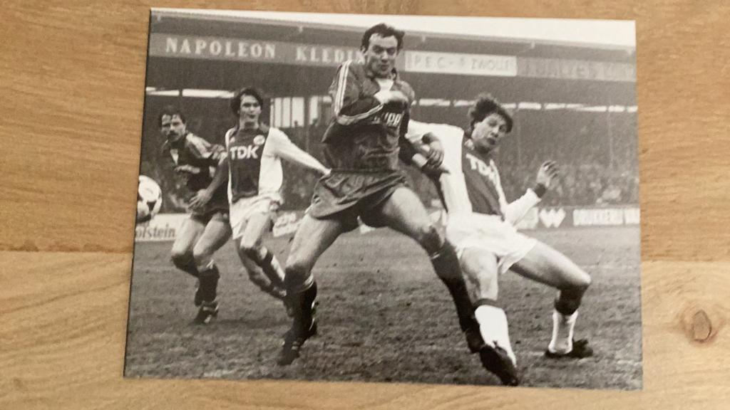 Persfoto Pec Zwolle- Ajax, Verzamelen, Ophalen of Verzenden, Gebruikt, Ajax, Poster, Plaatje of Sticker