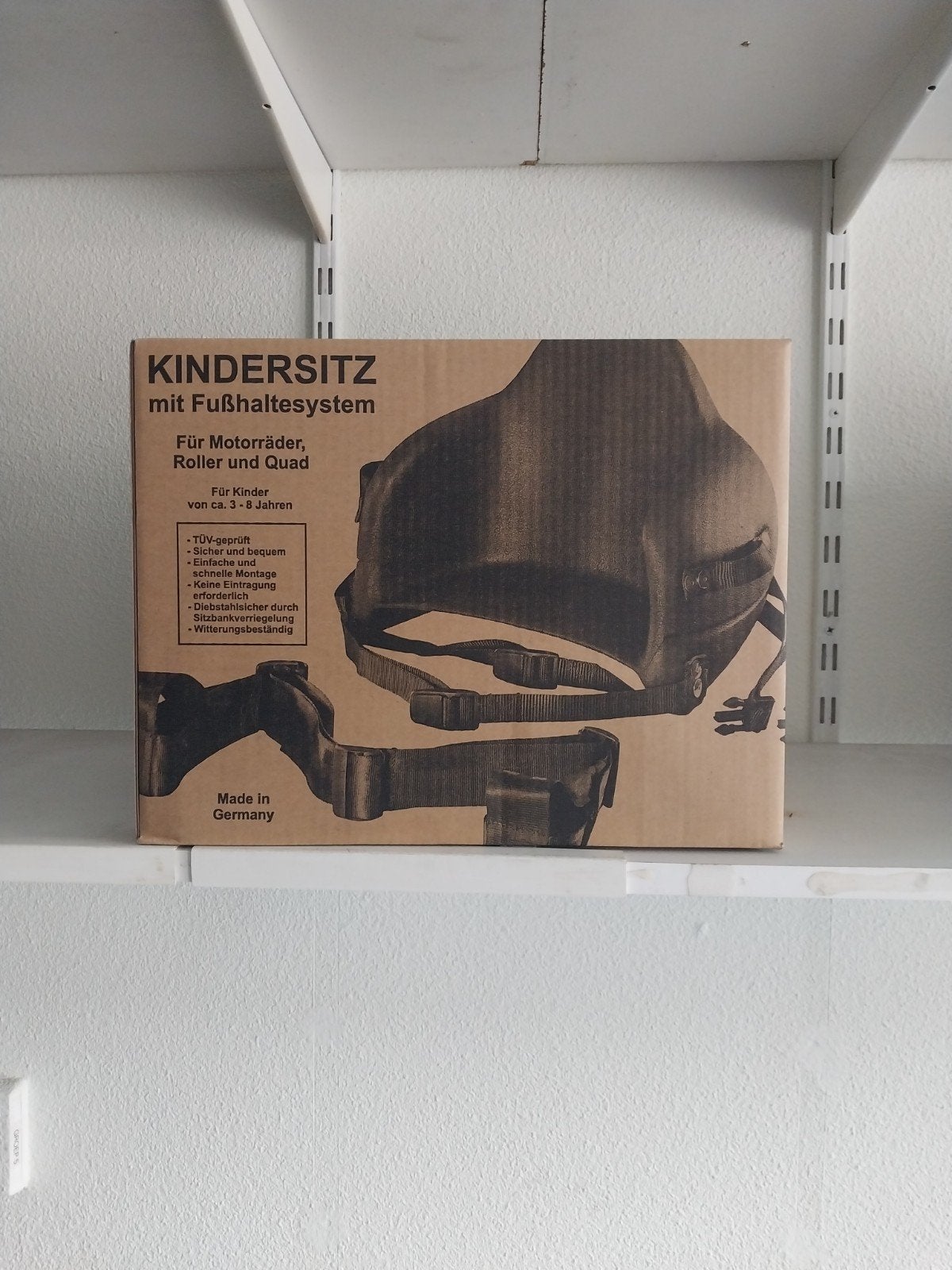 Nieuw kinderzitje voor scooter/motor met voetsteunen, Ophalen, Nieuw